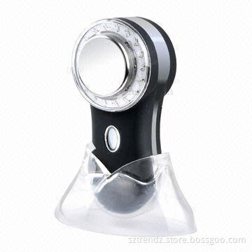 Multifunctional face massager with IPL, ion and thermal care in one, for home beauty care